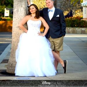 Wedding Gown: Alfred Angelo Disney Belle 2011 Princess ballgown size 12
